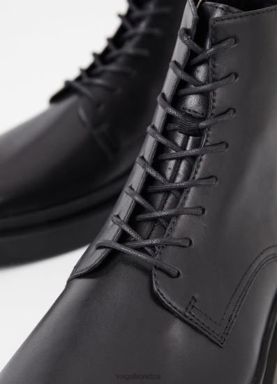 Boots | Vagabond Mike Boots Black Leather Men DPX48298