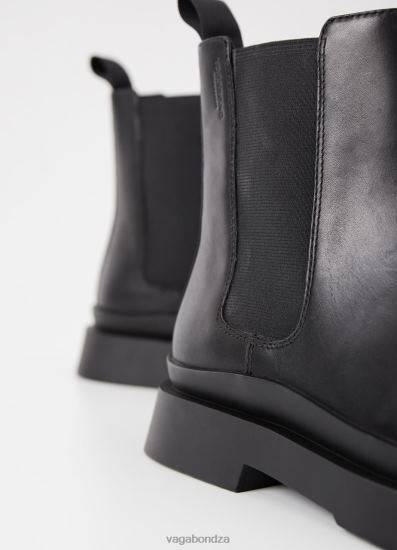 Boots | Vagabond Mike Boots Black Leather Men DPX48299