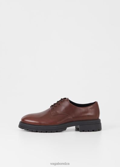 Lace Up Shoes | Vagabond Johnny 2.0 Shoes Brown Leather Men DPX48289