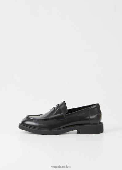 Loafers | Vagabond Alex M Loafer Black Polished Leather Men DPX48279