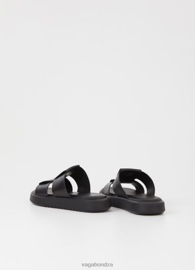 Sandals | Vagabond Nate Sandals Black Leather Men DPX48292