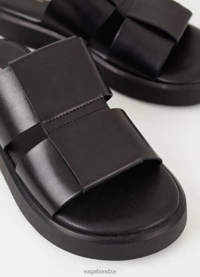 Sandals | Vagabond Nate Sandals Black Leather Men DPX48292