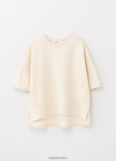 T-shirts | Vagabond Boxy T-Shirt Off White Textile Women DPX48260