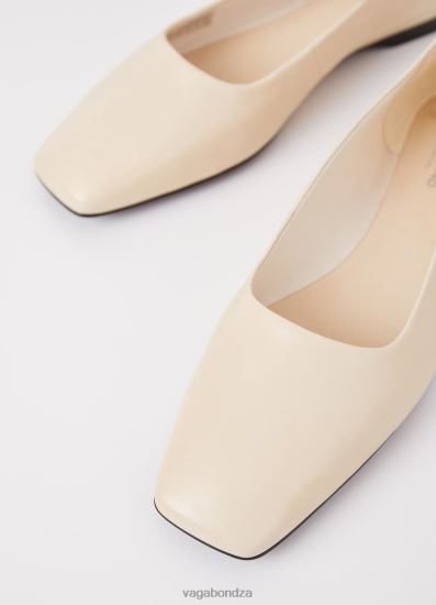 Ballet Flats Vagabond Delia Shoes Off White Leather Women DPX4815