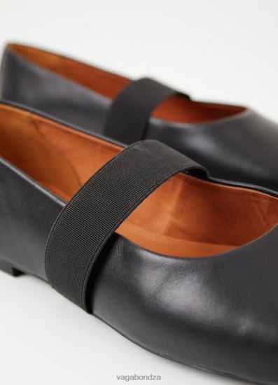 Ballet Flats Vagabond Jolin Shoes Black Leather Women DPX4812