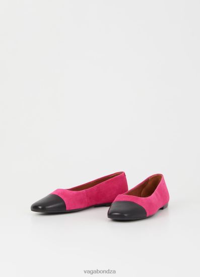 Ballet Flats Vagabond Jolin Shoes Pink Suede/Leather Women DPX485
