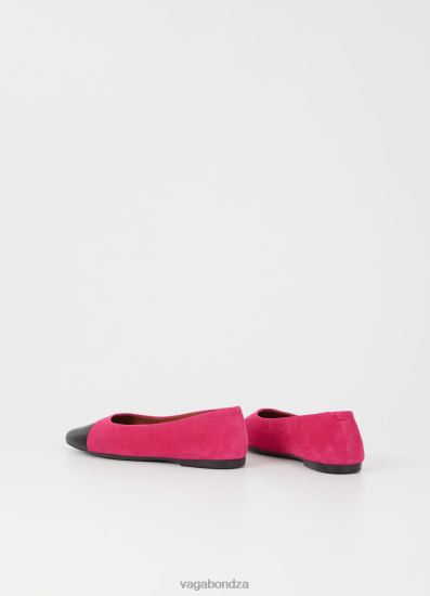 Ballet Flats Vagabond Jolin Shoes Pink Suede/Leather Women DPX485