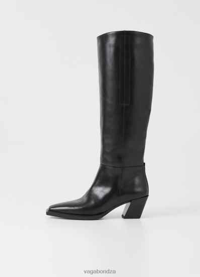 Boots | Vagabond Alina Tall Boots Black Leather Women DPX48221