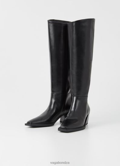 Boots | Vagabond Alina Tall Boots Black Leather Women DPX48221