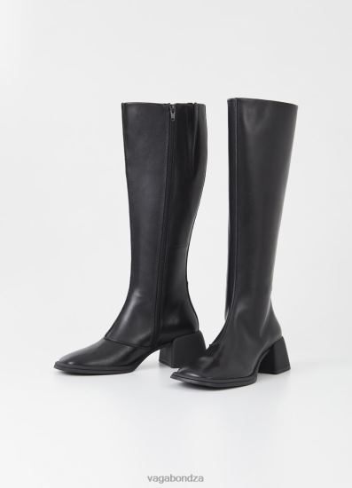 Boots | Vagabond Ansie Tall Boots Black Leather Women DPX48212