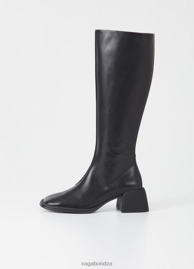 Boots | Vagabond Ansie Tall Boots Black Leather Women DPX48212