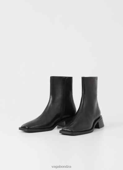 Boots | Vagabond Blanca Boots Black Leather Women DPX48208