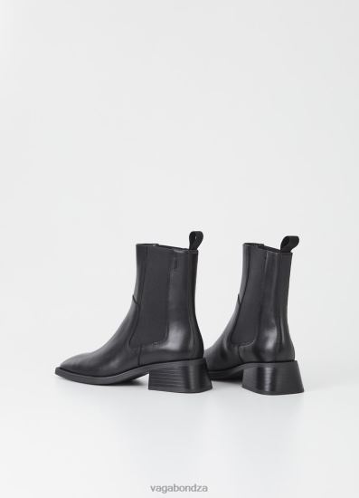 Boots | Vagabond Blanca Boots Black Leather Women DPX48215