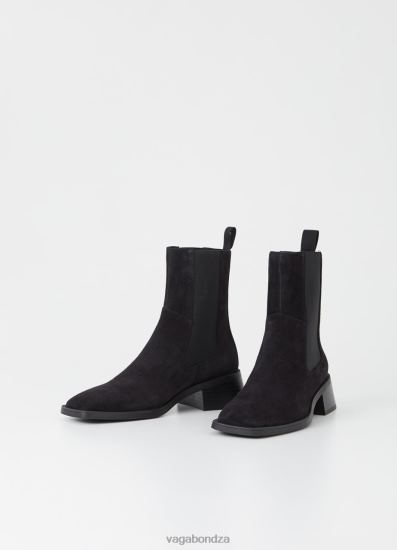 Boots | Vagabond Blanca Boots Black Suede Women DPX48213
