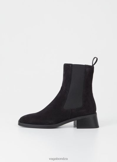 Boots | Vagabond Blanca Boots Black Suede Women DPX48213