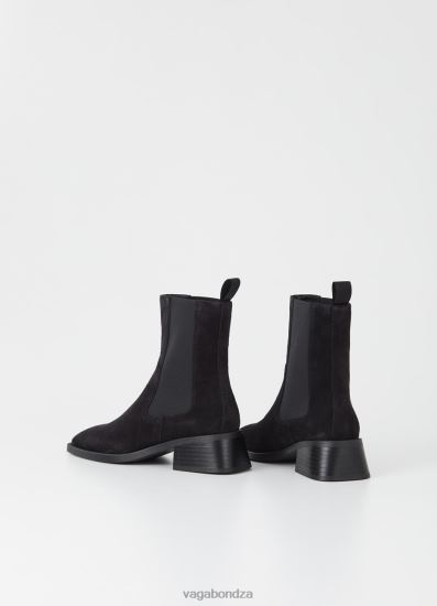 Boots | Vagabond Blanca Boots Black Suede Women DPX48213