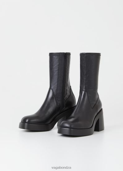 Boots | Vagabond Brooke Boots Black Leather/Comb Women DPX48205