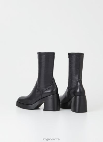 Boots | Vagabond Brooke Boots Black Leather/Comb Women DPX48205