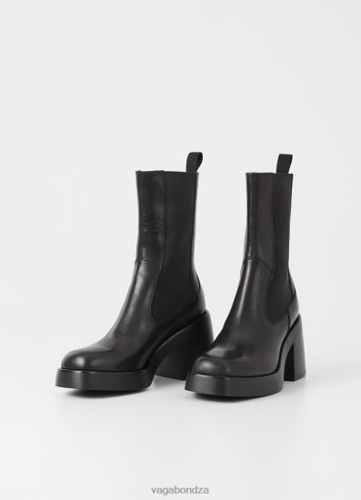 Boots | Vagabond Brooke Boots Black Leather Women DPX48204