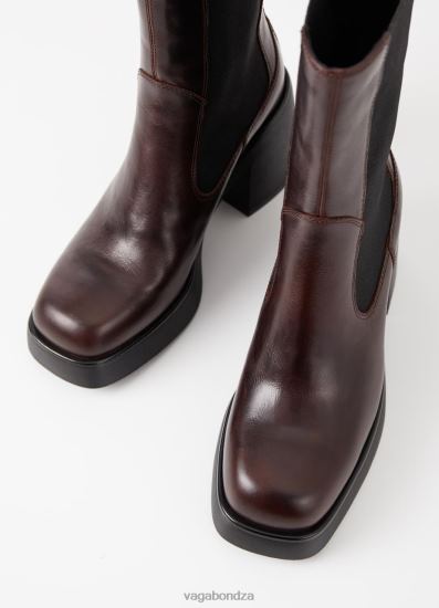Boots | Vagabond Brooke Boots Dark Brown Leather Women DPX48239