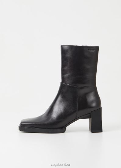 Boots | Vagabond Edwina Boots Black Leather Women DPX48216