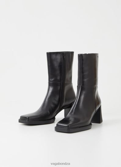 Boots | Vagabond Edwina Boots Black Leather Women DPX48216