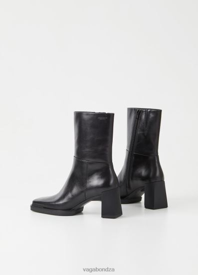 Boots | Vagabond Edwina Boots Black Leather Women DPX48216