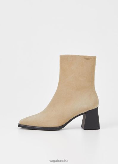 Boots | Vagabond Hedda Boots Beige Suede Women DPX48200