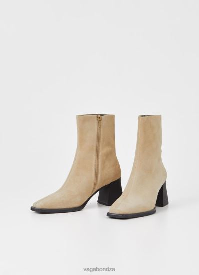 Boots | Vagabond Hedda Boots Beige Suede Women DPX48200