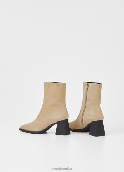 Boots | Vagabond Hedda Boots Beige Suede Women DPX48200