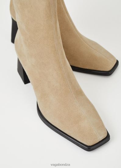 Boots | Vagabond Hedda Boots Beige Suede Women DPX48200