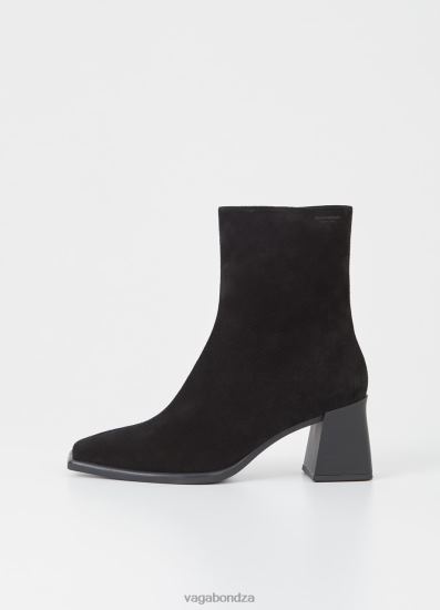 Boots | Vagabond Hedda Boots Black Suede Women DPX48211