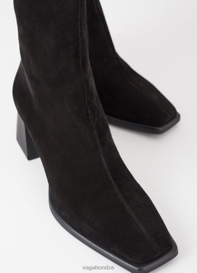 Boots | Vagabond Hedda Boots Black Suede Women DPX48211