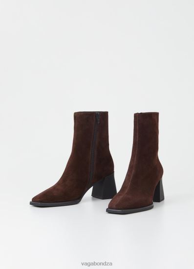 Boots | Vagabond Hedda Boots Dark Brown Suede Women DPX48218