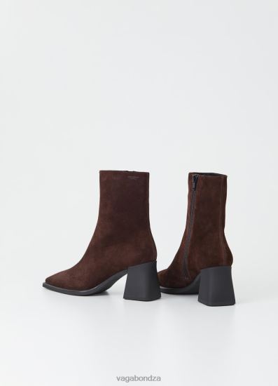 Boots | Vagabond Hedda Boots Dark Brown Suede Women DPX48218