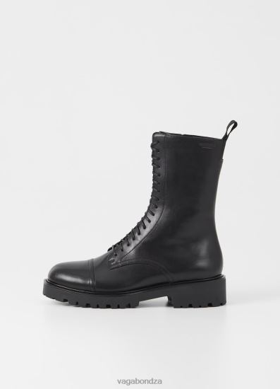 Boots | Vagabond Kenova Boots Black Leather Women DPX48232