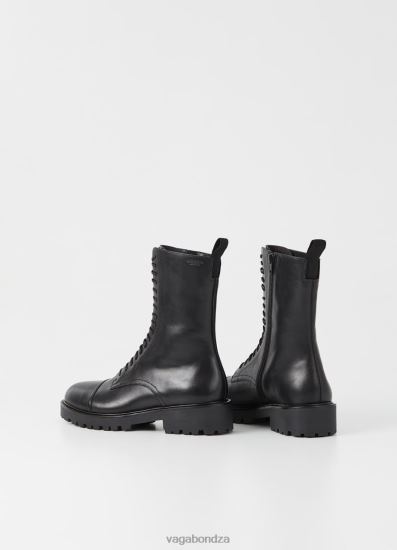 Boots | Vagabond Kenova Boots Black Leather Women DPX48232