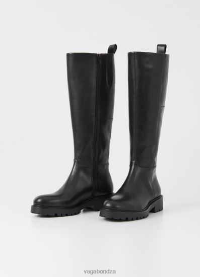 Boots | Vagabond Kenova Boots Black Leather Women DPX48240