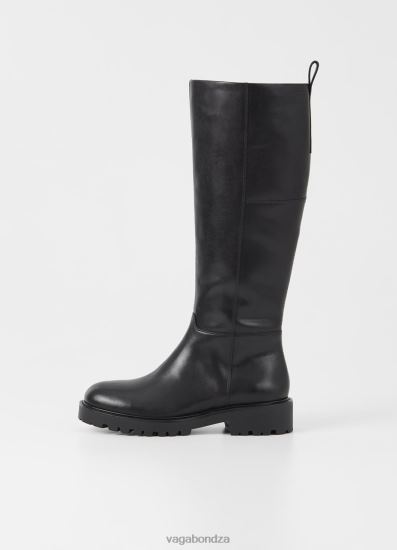 Boots | Vagabond Kenova Boots Black Leather Women DPX48240