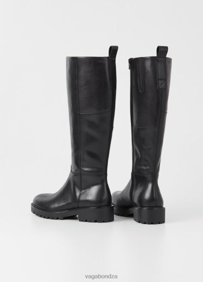 Boots | Vagabond Kenova Boots Black Leather Women DPX48240