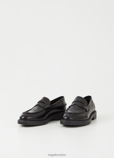 Loafers | Vagabond Alex W Loafer Black Polished Leather Women DPX48132