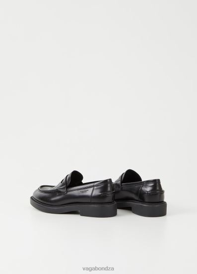 Loafers | Vagabond Alex W Loafer Black Polished Leather Women DPX48132