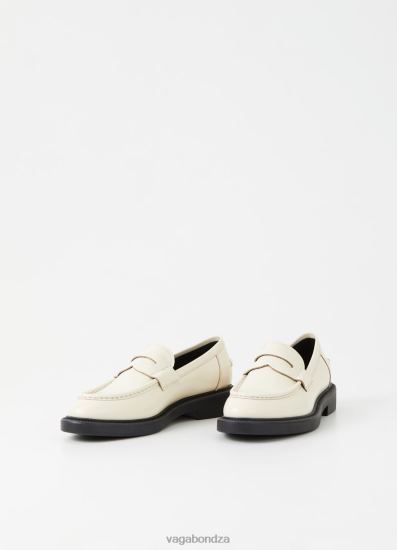 Loafers | Vagabond Alex W Loafer Off White Polished Leather Women DPX48138