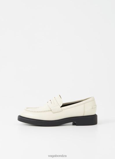 Loafers | Vagabond Alex W Loafer Off White Polished Leather Women DPX48138