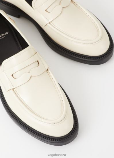 Loafers | Vagabond Alex W Loafer Off White Polished Leather Women DPX48138