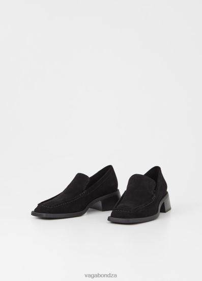 Loafers | Vagabond Blanca Loafer Black Suede Women DPX48147