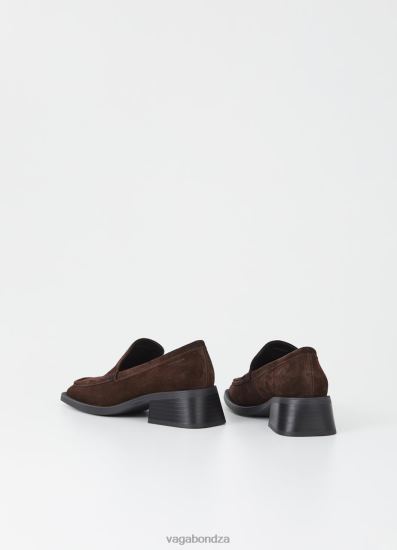 Loafers | Vagabond Blanca Loafer Dark Brown Suede Women DPX48142