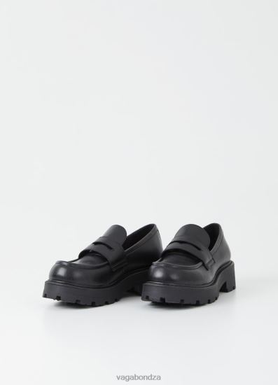 Loafers | Vagabond Cosmo 2.0 Loafer Black Leather Imitation Women DPX48151