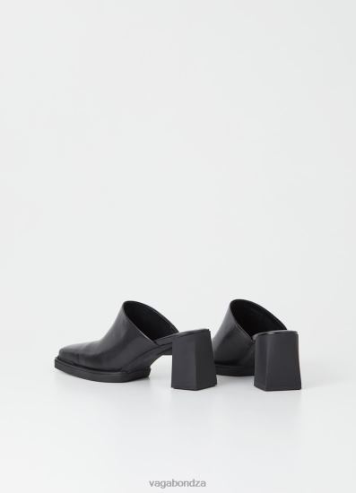 Mules | Vagabond Edwina Mules Black Leather Women DPX48126