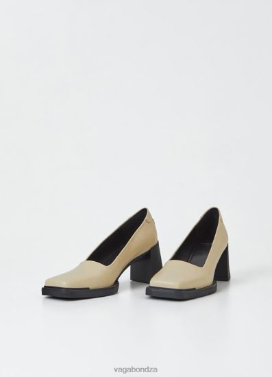 Pumps | Vagabond Edwina Pumps Beige Leather Women DPX48111 - Click Image to Close